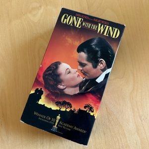 Vintage Gone with the Wind VHS video 2 volume set 1988
